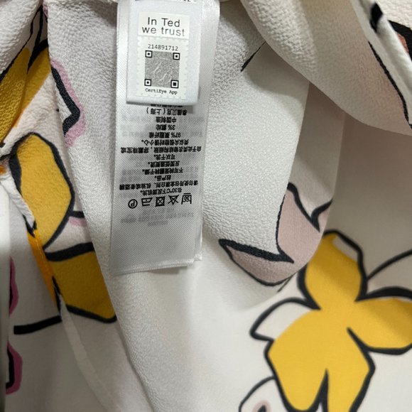 Ted Baker Thurso Floral Top Ted size 5 - Picture 13 of 16